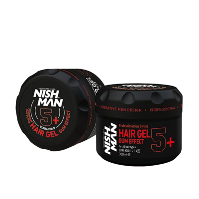 Gel Cheveux Nish Man Ultra Fort 5+ 300 ml