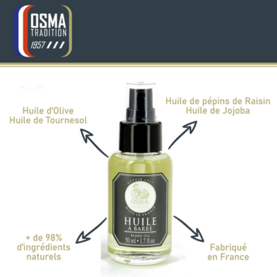 OSMA HUILE A BARBE traditionnelle – 50ML