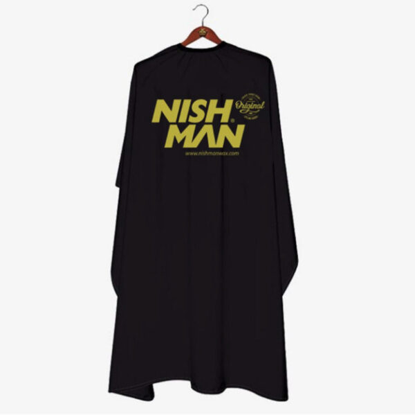 NISHMAN CAPE MASTER BARBER NOIR ET DORE