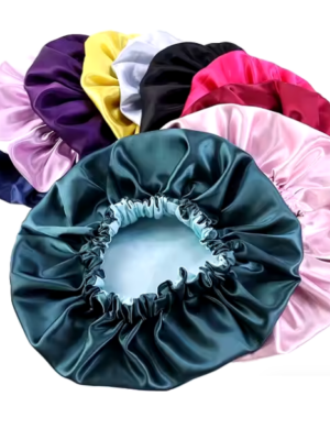 BONNET DE NUIT SATIN DOUBLE FACE AJUSTABLE