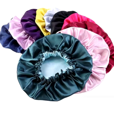 BONNET DE NUIT SATIN DOUBLE FACE AJUSTABLE